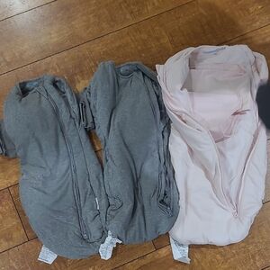 Happiest Baby Sleep Sack 2.5 TOG Lot Of 3 (2x Medium, 1x Large)